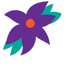 abstract flower design