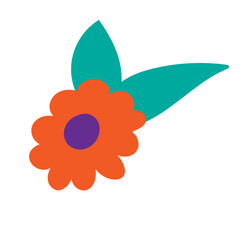 Flower art deco