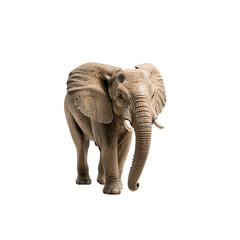 Fototapeta premium Discover the Grandeur of Nature: A Remarkable Elephant Captured in Stunning Detail Against a Solid Black Background, Conveying Strength, Wisdom, and the Essence of Wildlife.