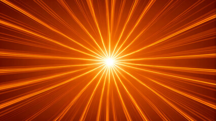 light, burst, orang background of radiant light burst with dynamic glowing rays creating a vibrant and energetic effect. festive wallpaper, banner, social post design, digital backdrop.