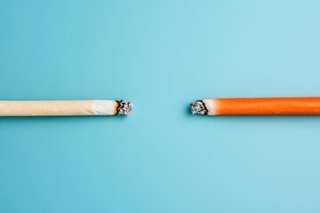 Infographic comparing disease risks in smokers vs non-smokers, promoting awareness, Smoking vs non-smoking disease risk infographic, Educational and impactful