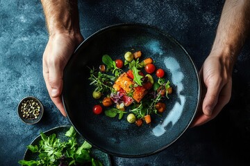 Discover the unique flavors of fusion cuisine a creative dish blending diverse culinary traditions