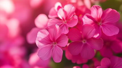 Summer or spring pink flower background