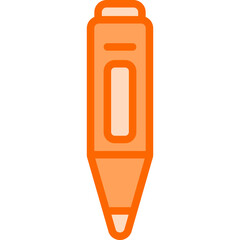 Thermometer Dual Tone Icon Design Vector