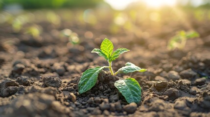 Fototapeta premium Innovative Crop Resilience Against Drought Conditions