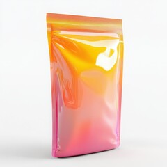 Vibrant gradient packaging design mockup.