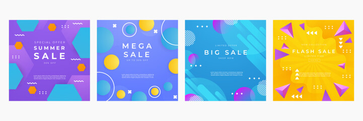 Bright and Colorful Sale for Seasonal Promotions