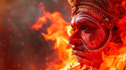 Vibrant Theyyam Ritual Performance in Kerala