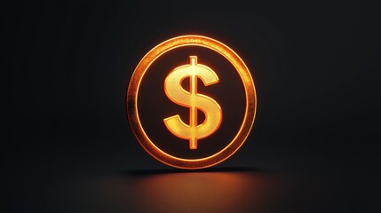 Interest Rate Icon Icon for interest rate with a percentage and dollar