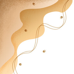 Abstract Shape Corner Earth Tone