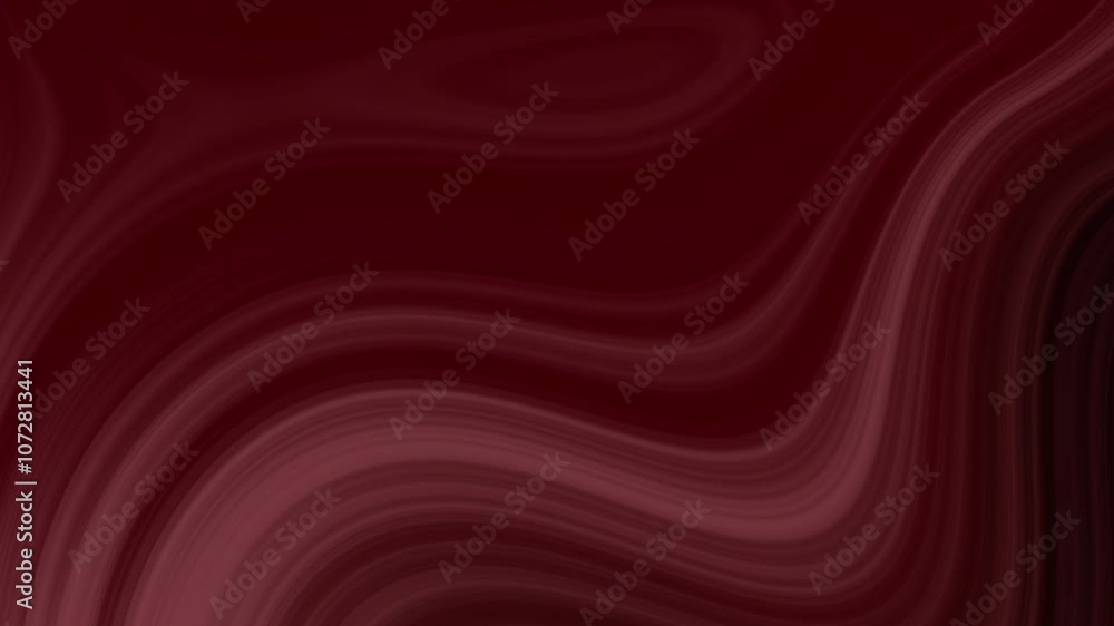 Aufkleber smooth twisting waves of deep red and black flowing together in elegant abstract design for backgrou