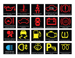 Important car indications and their dangers