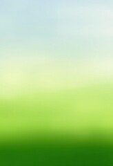blurred green background with a blurry sky