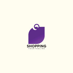 Shopping Bag Logo Design With Simple Vertion