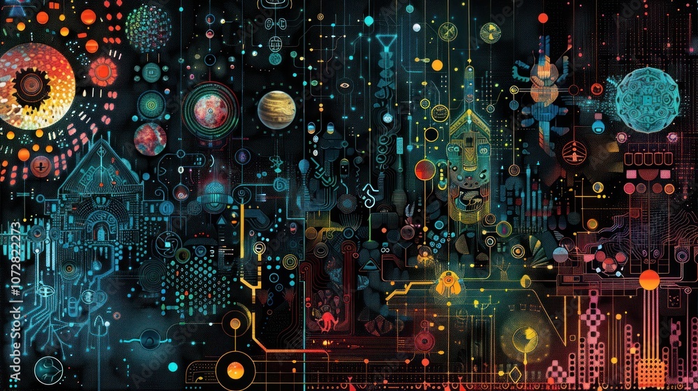 Poster a graphical depiction of the complex layers involved in addressing ai ethics in society