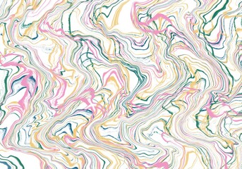 Obraz premium Draw the background the same way as in Procreate, with yellow, green, and pink lines.