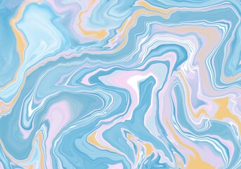 Draw the same background as in Procreate: blue, white, pink, orange tones.