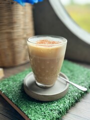 cup of cappuccino in the morning