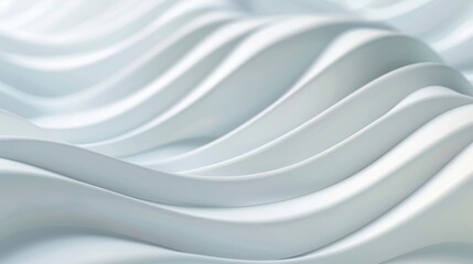 Obraz premium abstract white line wave background