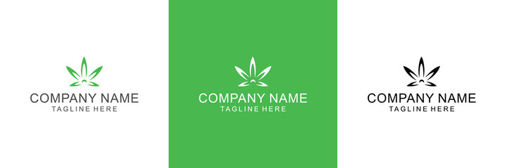 marijuana canabis sign icon w...