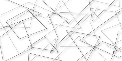 	
Abstract white and grey geometric overlapping square pattern background with shadow. Modern minimal and clean white background with realistic line. design for banner, poster, template, cover. vector