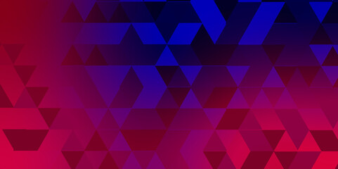 abstract elegant gradient geometric background with triangles. Light Purple, Pink vector background with polygonal style. Hexagonal pattern shapes. Cool design. The textured pattern can be used poster