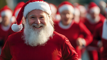 Celebrating the spirit of Christmas through a local running event.