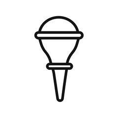 baby nasal aspirator icon vector line logo art