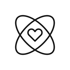 Core Values icon vector line logo art