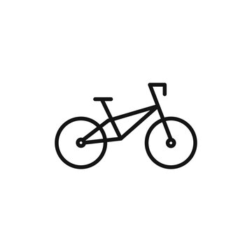 recommend clip art: Road Bike Bicycle Icon vector line logo art