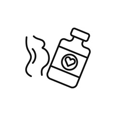 Supplements for pregnant women icon vector line logo art