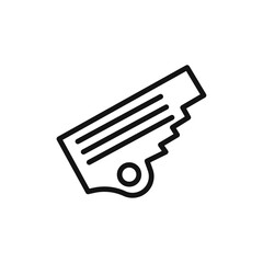 zither icon vector line logo art