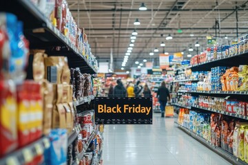 Shopping frenzy: black friday, diving into annual retail extravaganza with massive discounts and limited time offers, consumers gear up for a day of deals, doorbusters, rush to grab best bargains