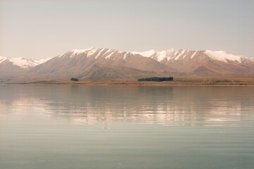 Mount Dobson Reflected in Lake Tekapo: Stunning New Zealand Landscape