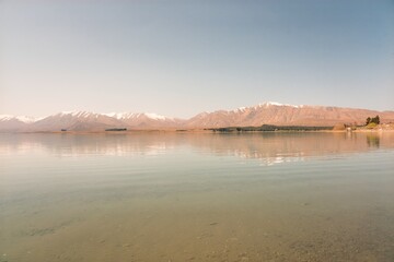 Mount Dobson Reflected in Lake Tekapo: Stunning New Zealand Landscape