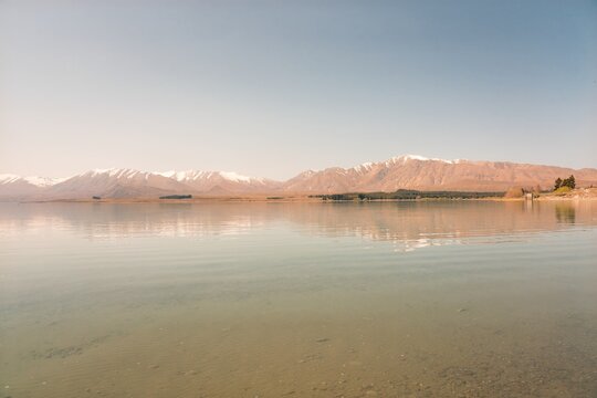 Mount Dobson Reflected in Lake Tekapo: Stunning New Zealand Landscape