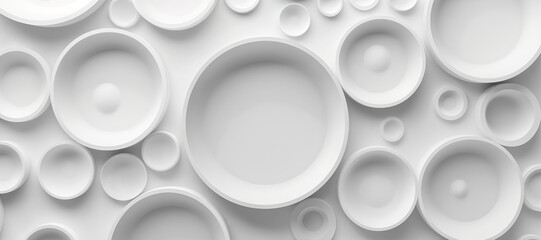 white circles pattern background, round 20