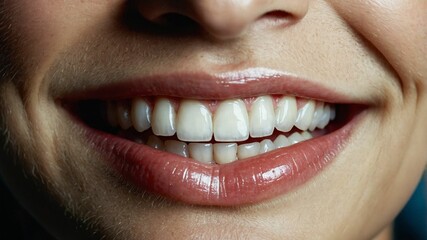 close up of a mouth with a smile
