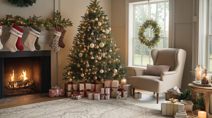 family of friends enjoying a laid-back Christmas 