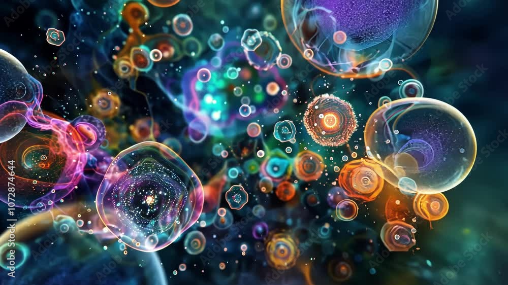 Poster the image serves as a reminder of the incredible complexity and beauty of the microscopic world wher