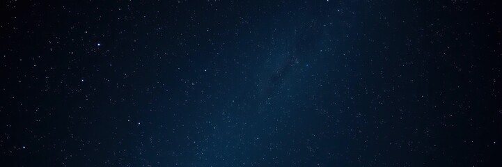 Majestic starlit sky with shimmering stars against the darkness, stardust, dark blue, galaxy