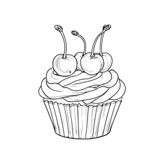 cupcake with candle