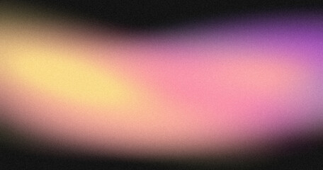 Elegant color gradient grainy background. Abstract dark pink purple orange black color glowing noisy gradient, vibrant colors flow,noise texture effect background