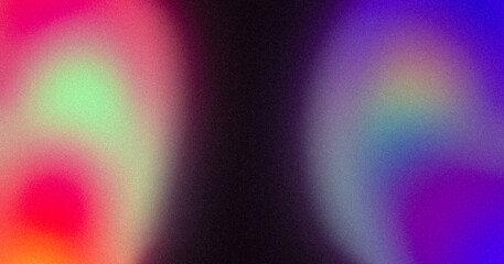 Elegant color gradient grainy background. Abstract dark magenta red orange blue purple black color glowing noisy gradient, vibrant colors flow,noise texture effect background