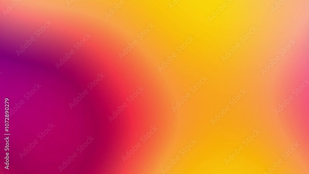 Poster vibrant gradient with soft transitions in warm and cool tones. colorful abstract gradient with warm 