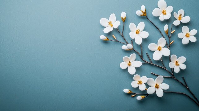 A handcrafted greeting card adorned with gold leaf accents and calligraphy, emphasizing elegance, handcrafted quality, and personalized messages.