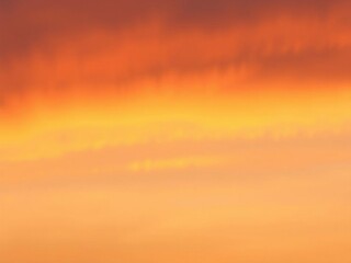 Fototapeta premium Softly glowing sunset sky with blended orange and purple hues, nature, purple, clouds