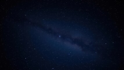 Fototapeta premium Stunning night sky with twinkling stars against a black backdrop, vast, milky way, universe