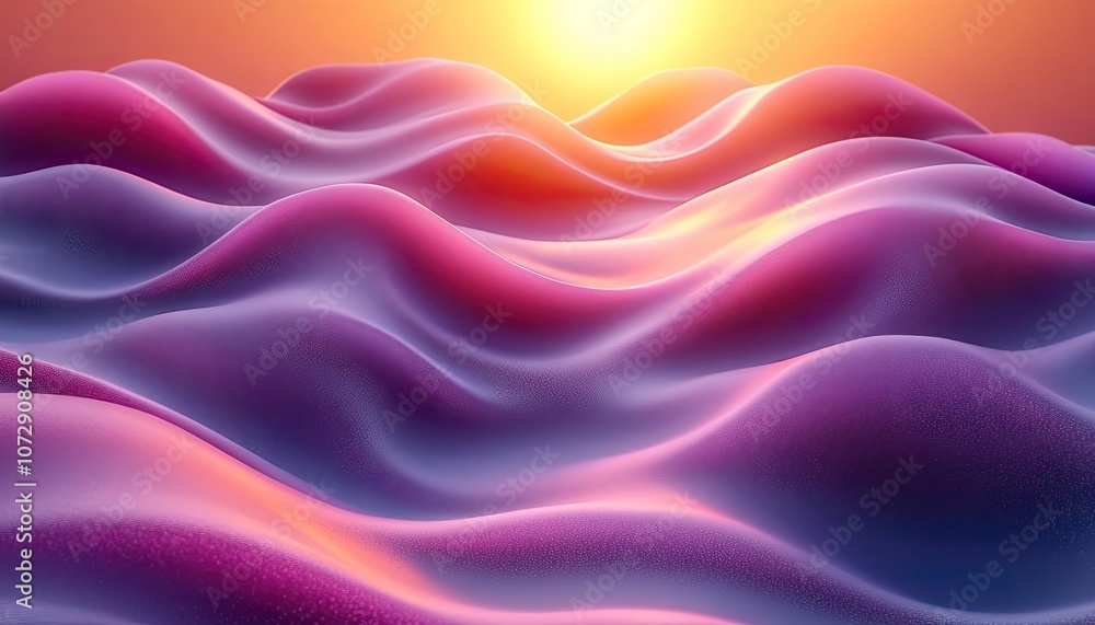 Poster abstract purple and pink waves. this image is ideal for backgrounds and design projects.
