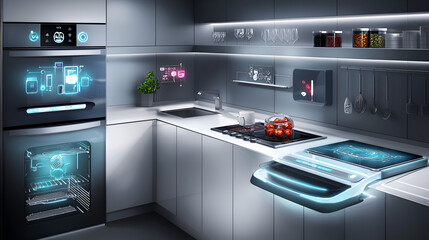 modern tv in the laboratory